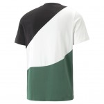 4k PUMA 673380-37 POWER Cat Tee Men - green/white/black